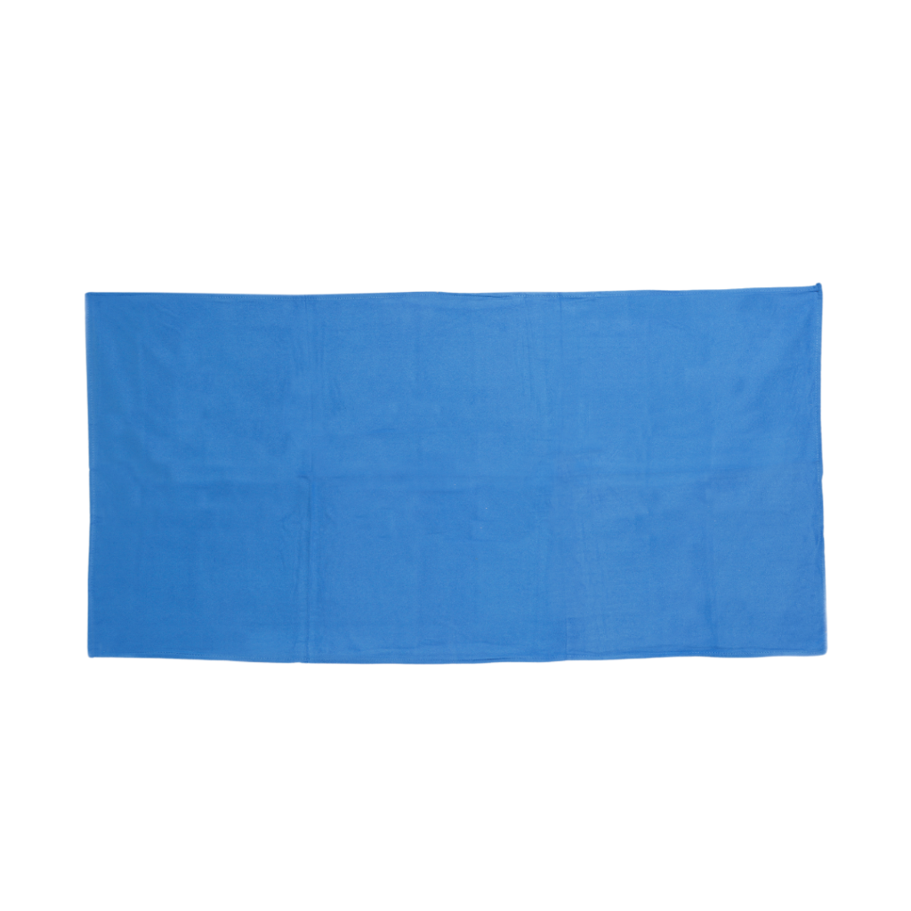 telo in microfibra celeste