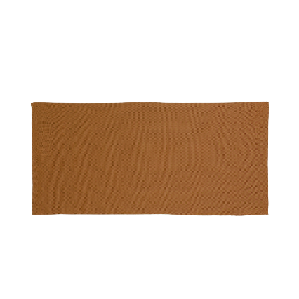 telo in microfibra waffle ruggine