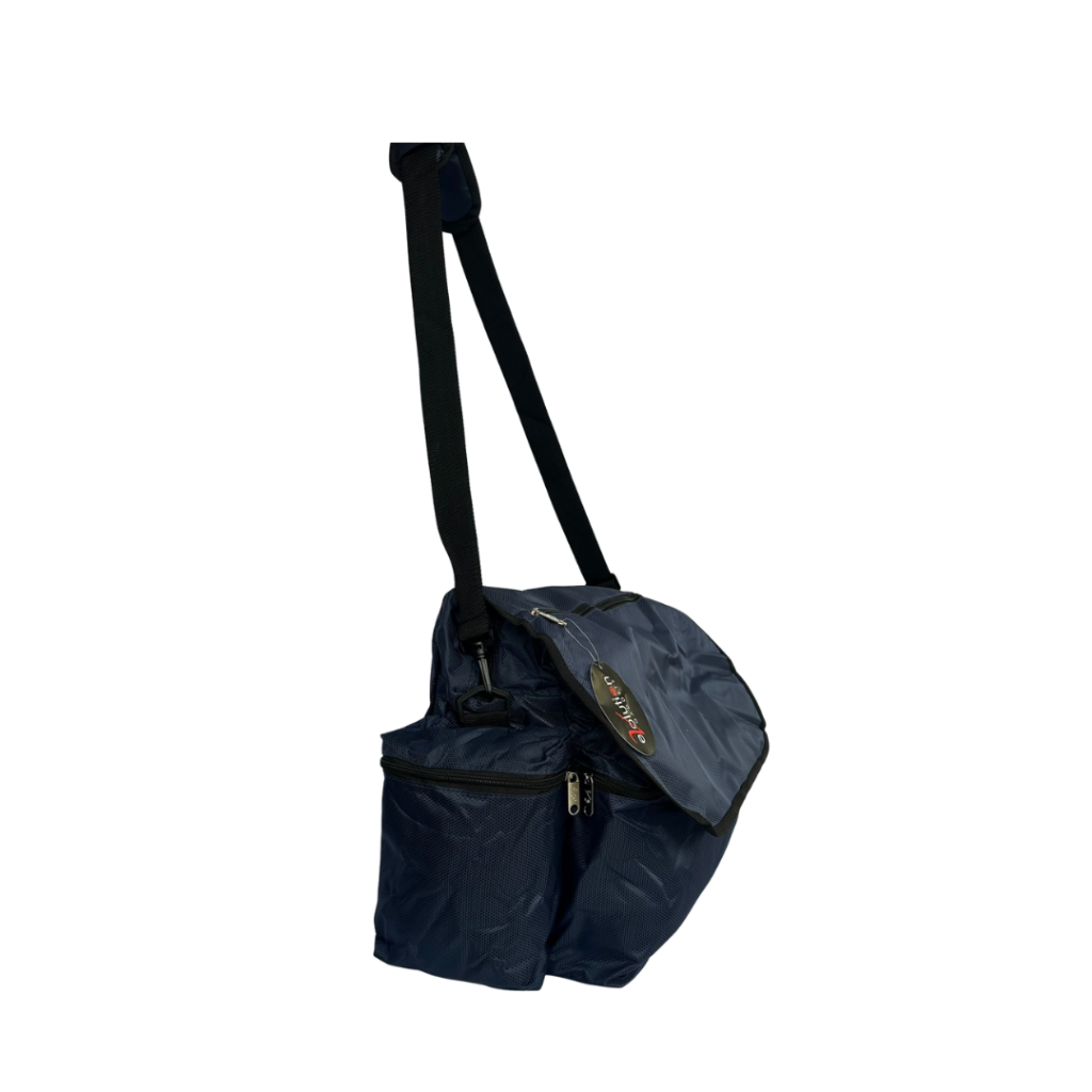 borsa postina blu navy nylon carbon 2